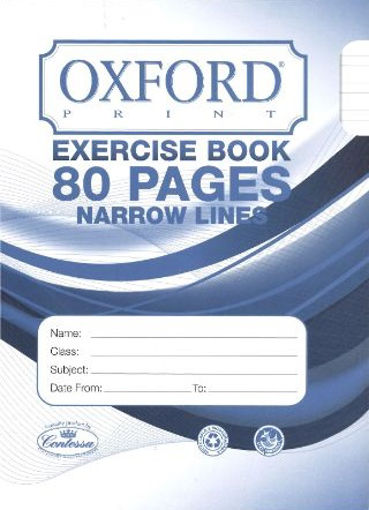 Picture of EXERCISE BOOK NARROW LINES 80PGS